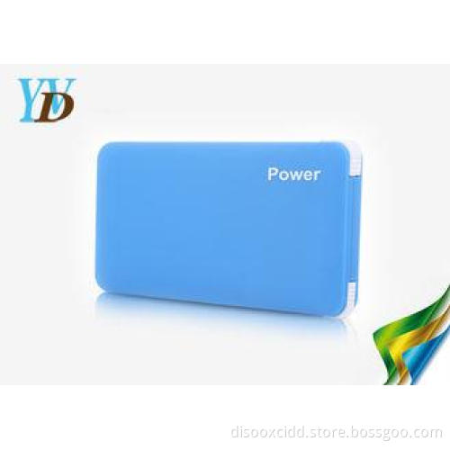 Outdoor Portable Ultra-thin Slim 4000mAh Gift Power Bank Wi